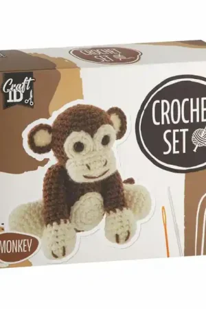 Alleen Vandaag Haakpakket Aapje - incl. Naald en Draad