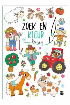 Alleen Vandaag Zoek en kleur - Boerderij