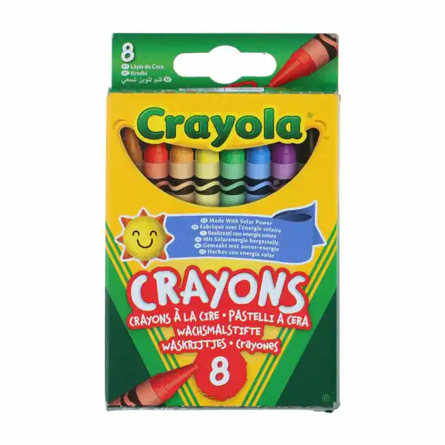 Aanbieding Crayola Waskrijtjes - 8st.