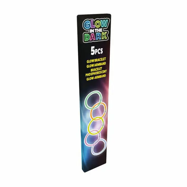 Glow in the Dark Armbanden - 5st Op = Op