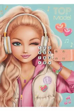 Bestseller TOPModel Dagboek met Code en Muziek Music