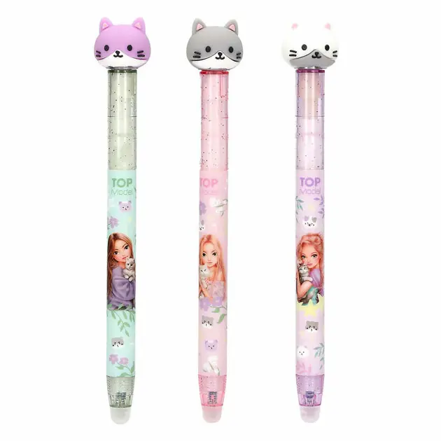 Koopje TOPModel Uitgumbare Gelpen Blooming Kitty