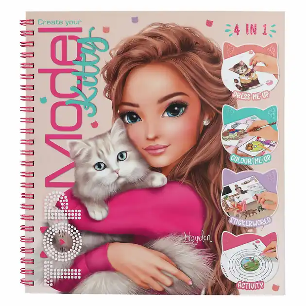 TOPModel Create your Kitty Kleurboek Speciale Aanbieding