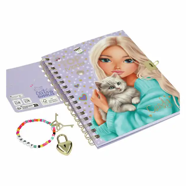 Veilige Betaling TOPModel Dagboek met Slot & Armband