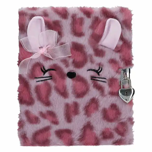 TOPModel Cosy Cat Dagboek met Slot Hoge Kwaliteit