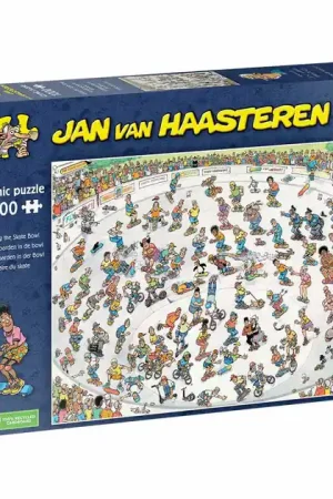 Betaalbaar Jan van Haasteren Legpuzzel - Skateboarden in de Bowl, 1000st.