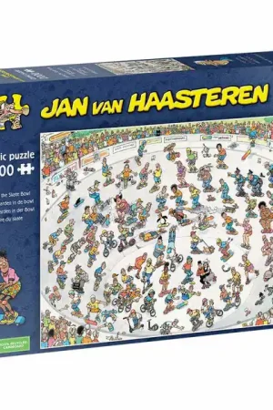 Jan van Haasteren Legpuzzel - Skateboarden in de Bowl, 2000st. Laatste Versie