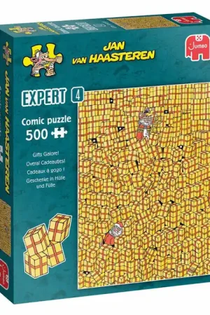 Jan van Haasteren Legpuzzel - Expert 4 Overal cadeautjes, 500st. Gereduceerde Prijs