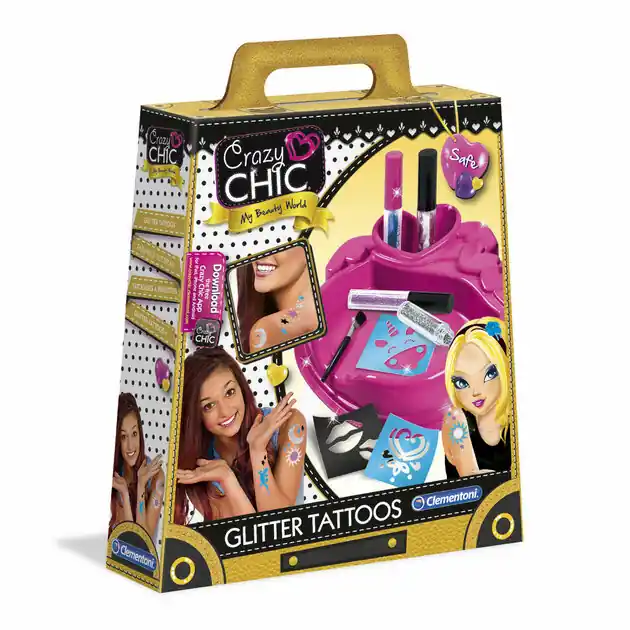 Clementoni Crazy Chic - Glitter Tattoos Betrouwbaar