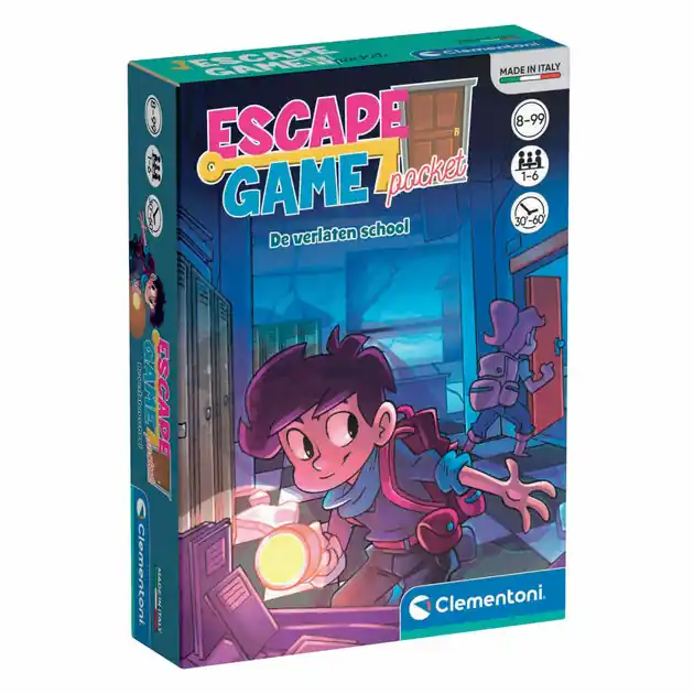 Direct Beschikbaar Clementoni Pocket Escape Spel - De Verlaten School