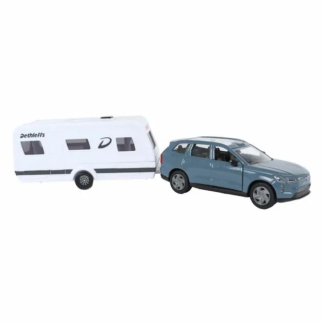Kids Globe Volvo EX90 met Dethleffs Caravan Beperkte Voorraad