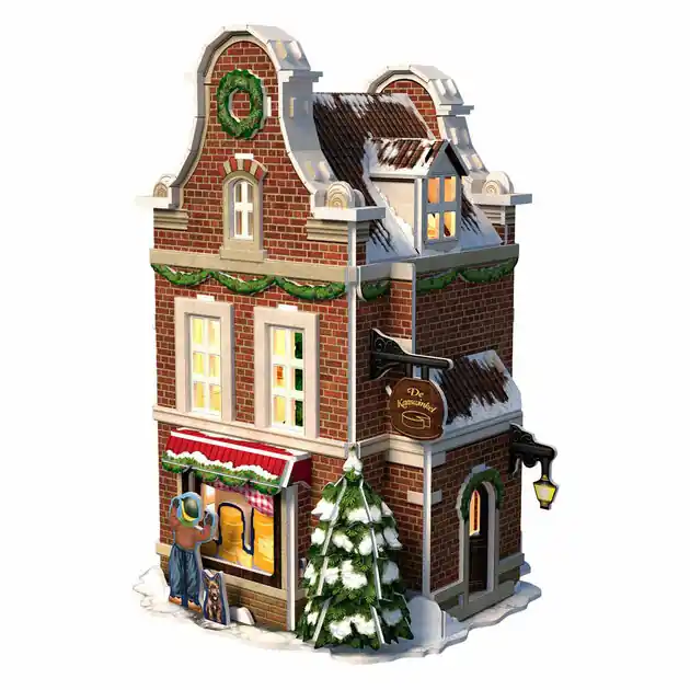 Superprijs Cubic Fun 3D Puzzel Kaaswinkel met Led Verlichting