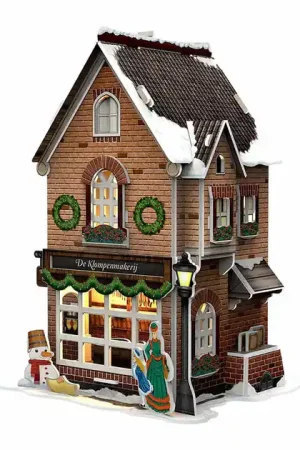 Cubic Fun 3D Puzzel Klompenmakerij met Led Verlichting Bestseller