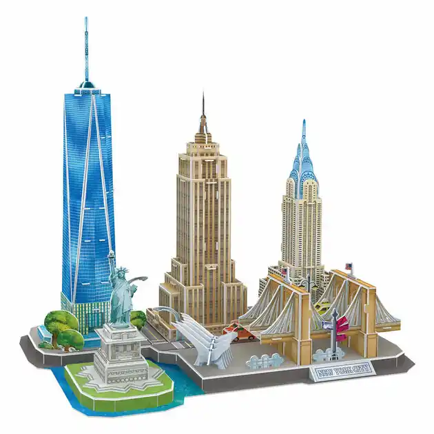 Beste Prijs Cubic Fun 3D Puzzel City Line New York City