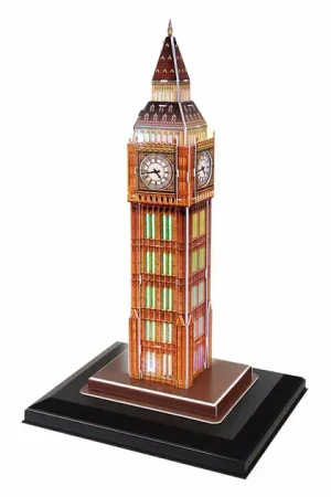 Meest Verkocht Cubic Fun 3D Puzzel Big Ben met Led Verlichting