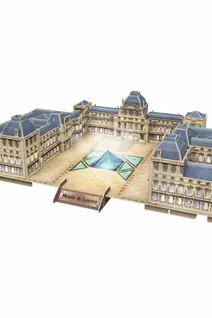Beste Prijs Cubic Fun 3D Puzzel De Louvre met Led Verlichting
