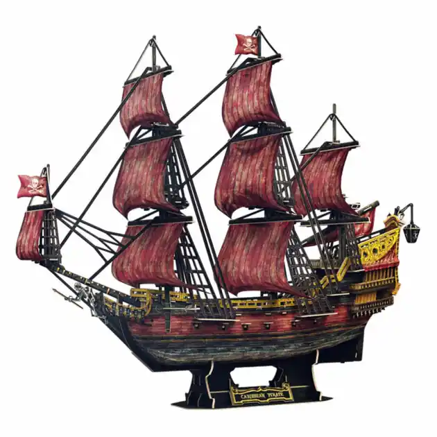 Cubic Fun 3D Puzzel Queen Anne Revenge Tijdelijk Beschikbaar