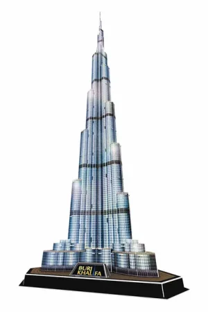 Exclusieve Aanbieding Cubic Fun 3D Puzzel Burj Khalifa met Led Verlichting