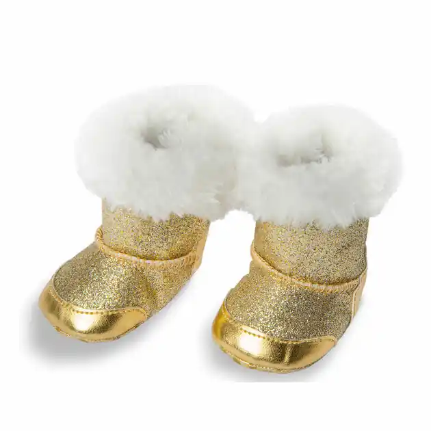 Nu Kopen Poppenschoenen Goud, 38-45 cm
