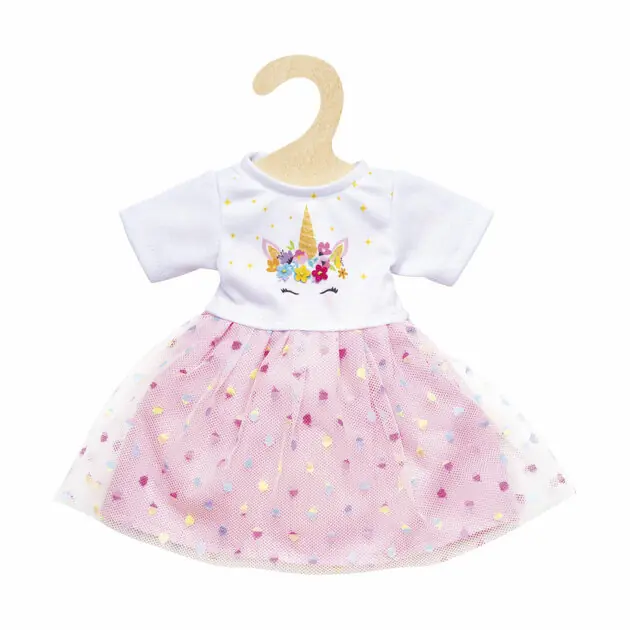 Poppenjurk Eenhoorn, 28-35 cm Gratis Retour