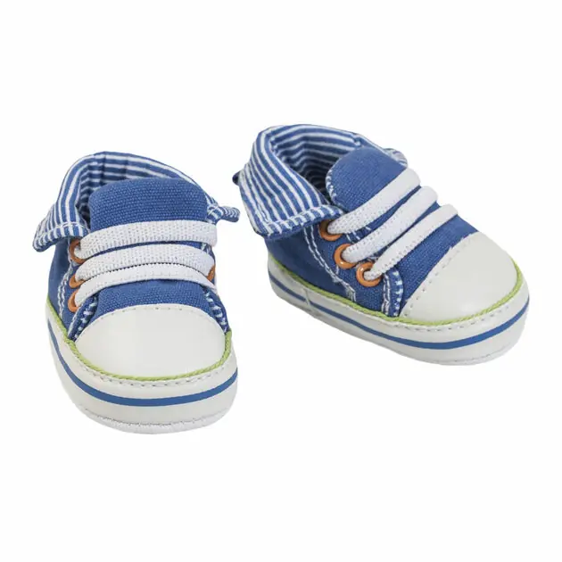 Direct Verzonden Poppenschoenen Sneakers Blauw, 30-34 cm