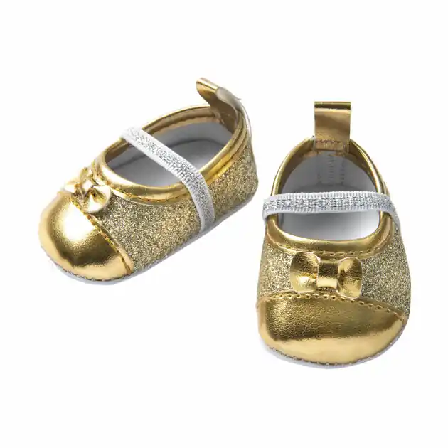 Poppenballerina's Glitter - Goud, 30-34 cm Direct Verzonden