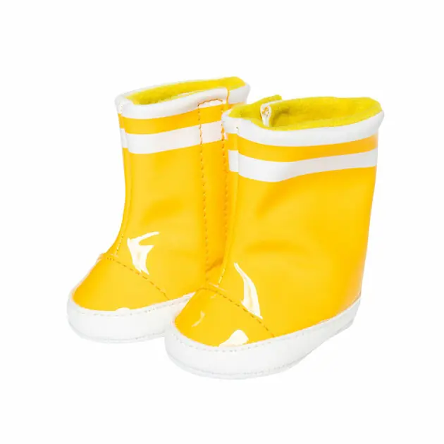 Poppen Regenlaarzen Geel, 38-45 cm Gratis Retour
