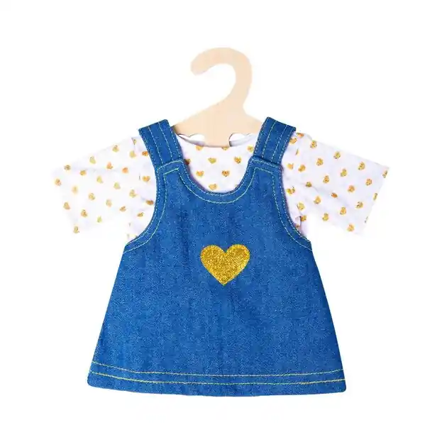 Korting Poppenjurk met Gouden T-Shirt, 35-45 cm