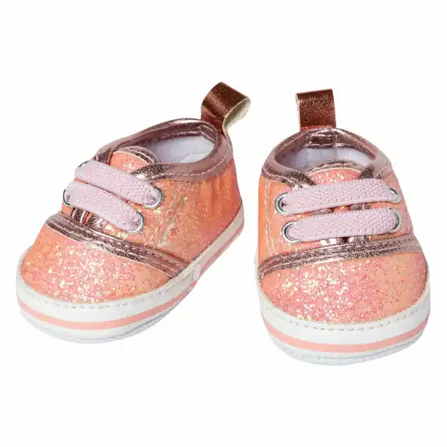 Poppenschoenen Glitter Sneakers Roze, 38-45 cm Veilige Betaling