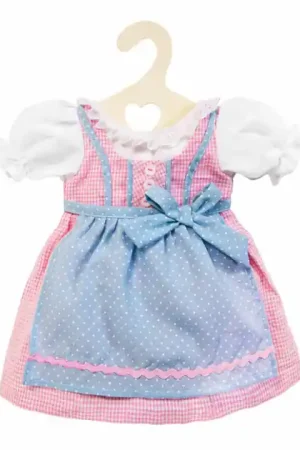 Bestel Nu Poppenjurk Roze en Blauw, 35-45 cm