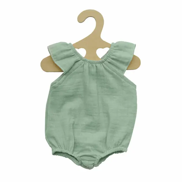 Gecertificeerd Poppenbody Mintgroen met Ruches, 35-45 cm