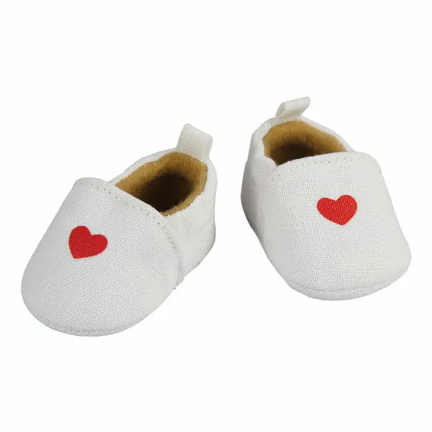 Laatste Kans Poppenpantoffel met Hart, 38-45 cm