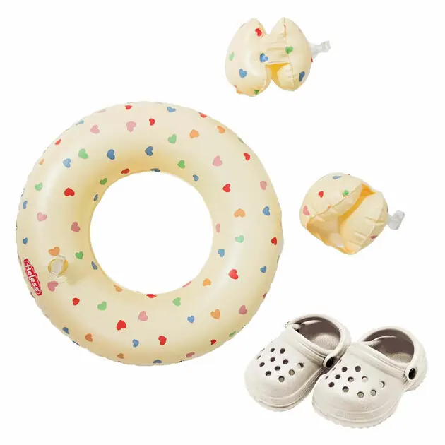 Poppen zwemset Hartjesconfetti, 35-45 cm Laatste Versie