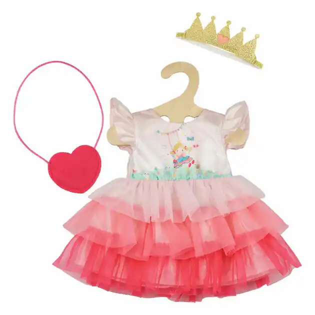 Nieuw Poppenjurk Prinses Emily, 28-35 cm