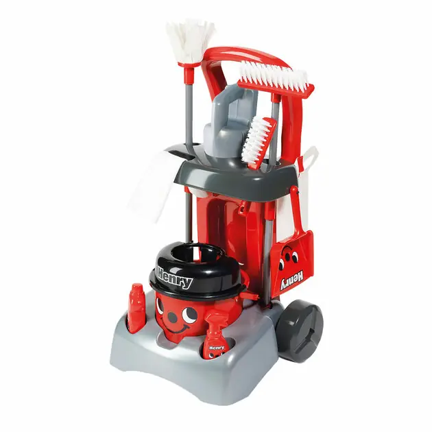 Casdon Schoonmaak Trolley Henry Deluxe Speelset Direct Beschikbaar