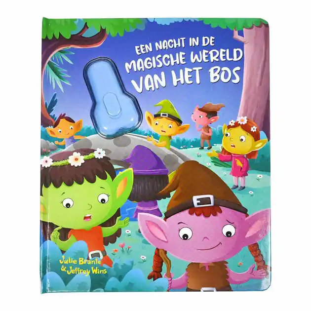 Shop Nu Kartonboek met Zaklamp Bos - 3jr.