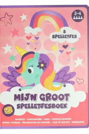 Bordspellen Boek 8 Spellen Eenhoorn - 3jr. Laatste Kans