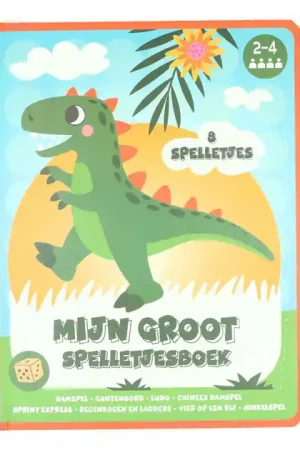 Hoge Kwaliteit Bordspellen Boek 8 Spellen Dinosaurus - 3jr.