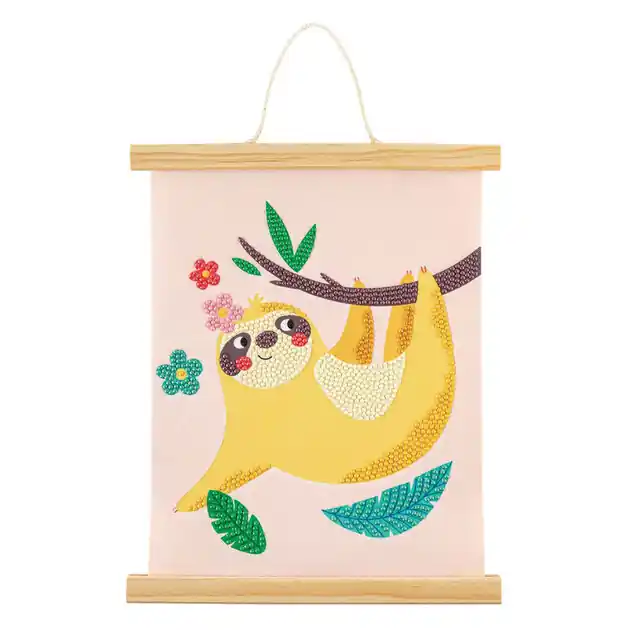 Voordeelprijs Diamond Painting Wandhanger Fluweel - Luiaard