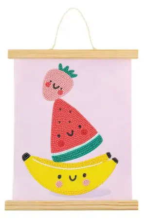 Diamond Painting Wandhanger Fluweel - Fruit Actieprijs
