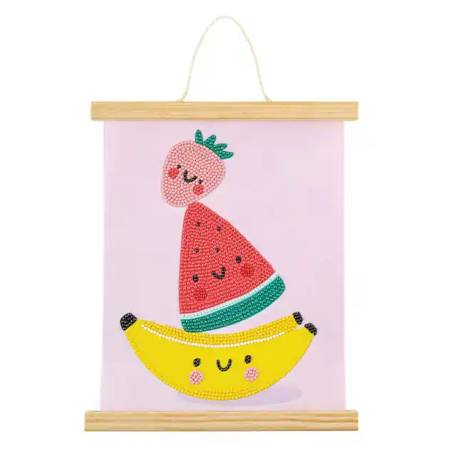 Diamond Painting Wandhanger Fluweel - Fruit Actieprijs