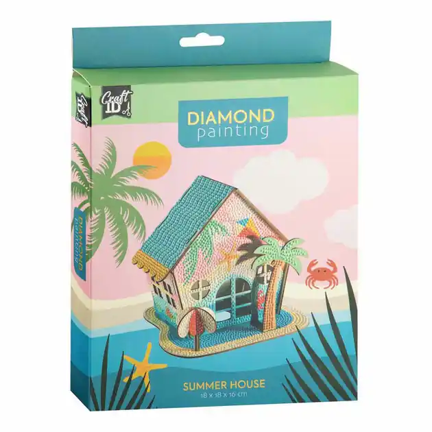 Beperkte Voorraad Diamond Painting Zomerhuis - 18x18x16cm