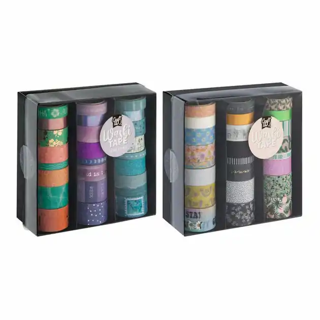 Nieuw Washi Tape 3m - 24st.