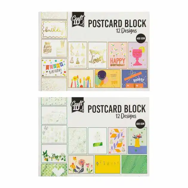 Hoge Kwaliteit Postkaarten 17,6x12,5cm - 12 Designs