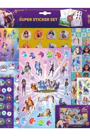 Totum Unicorn Academy Super Stickerset - 8 Vellen Koopje