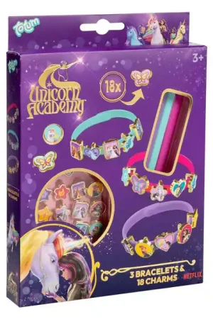 Alleen Vandaag Totum Unicorn Academy 3 Armbanden & 18 Bedels