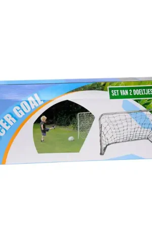 Meest Verkocht Voetbaldoeltjes Zwart, 2st