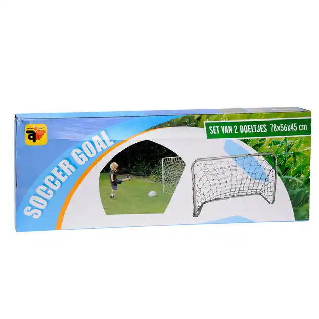 Meest Verkocht Voetbaldoeltjes Zwart, 2st