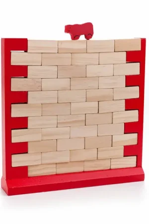 Snelle Levering Houten Evenwichtsspel Vallende Muur