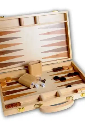 Backgammon 15 Hout Ingelegd Alleen Vandaag